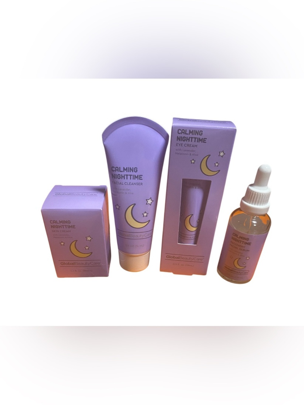 Calming Nighttime facial set (4)